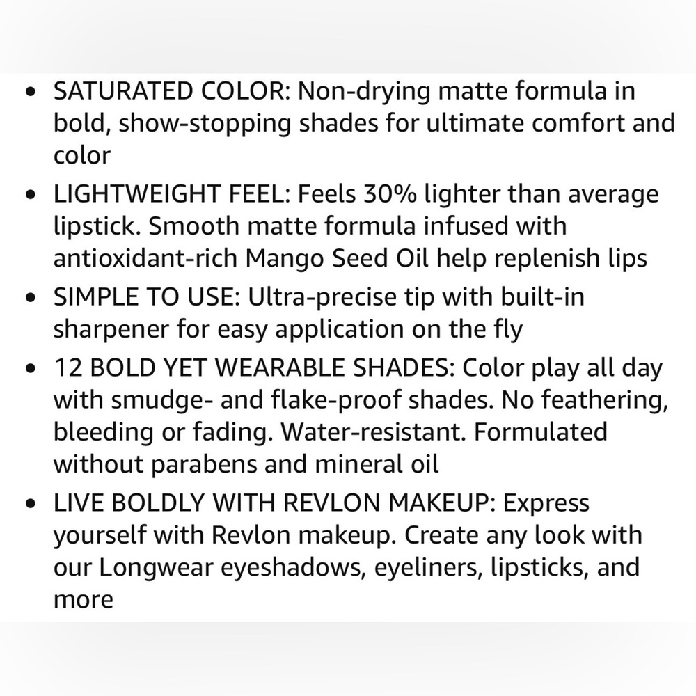 Revlon ColorStay Matte Lite Crayon Lipstick - Picture 9 of 12